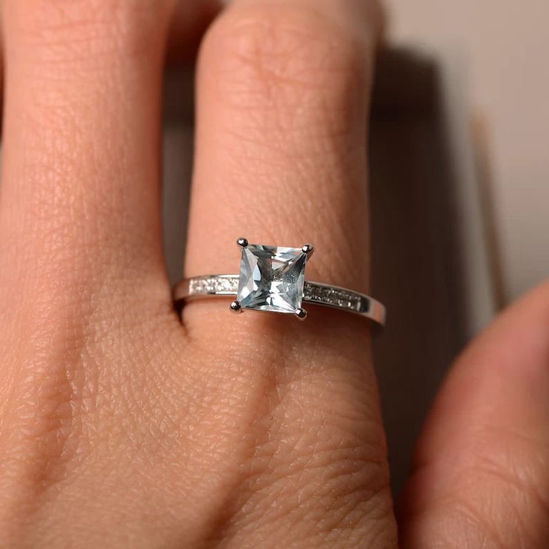 Elegant Artisan Silver Ring with Stone Detailing