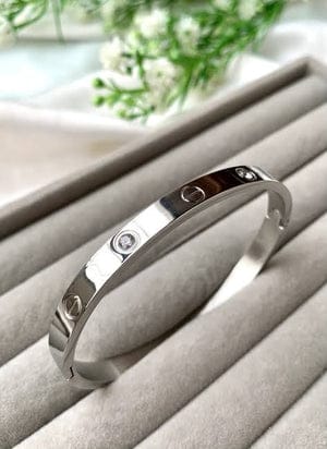 Cartier Styled Timeless Love Screw Bangle