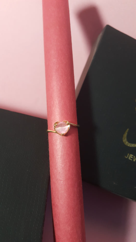 Blush Heart Ring-