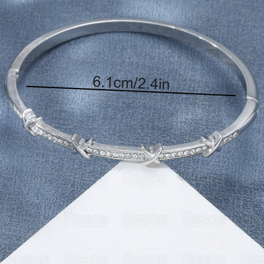 X-Kiss Crystal Bangle